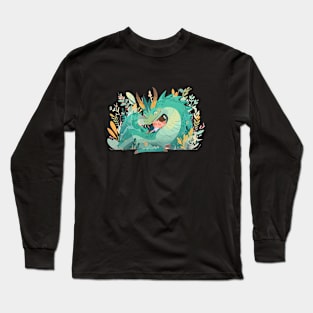 Adorable Dragon Animal Loving Cuddle Embrace Children Kid Tenderness Long Sleeve T-Shirt